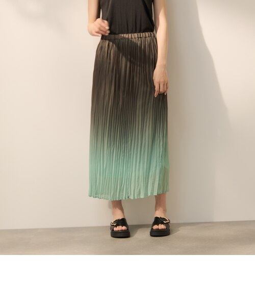 シフォングラデーションプリーツスカート｜ケティの通販｜&mall