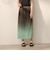 シフォングラデーションプリーツスカート