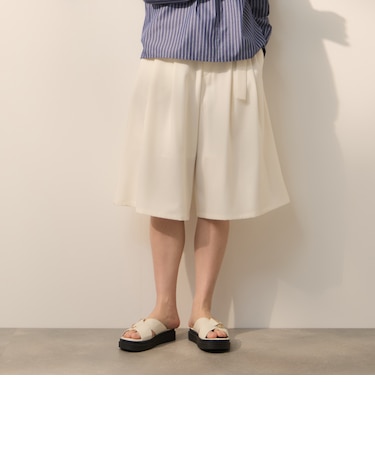 2WAYメランジツイルショートパンツ