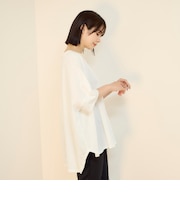 《予約販売》【機能するミニマル服】ポンチョTシャツ 《UVカット》
