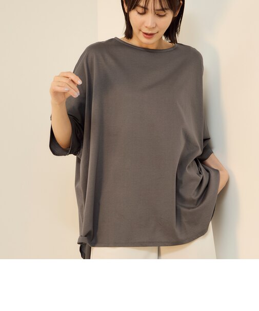 《予約販売》【機能するミニマル服】ポンチョTシャツ 《UVカット》
