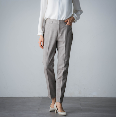 ヘリンボンテーパードパンツ≪セットアップ≫