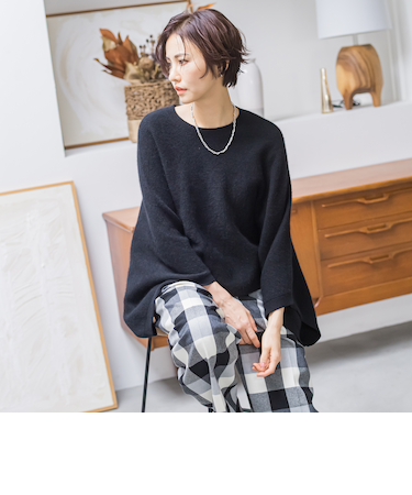 【STORYコラボ】【STORY12月号掲載】着物スリーブニット