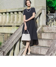 フィット＆フレアーワンピース≪セットアップ/洗える≫