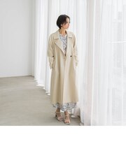 防シワスプリングコート≪速乾/紫外線防止/洗える≫