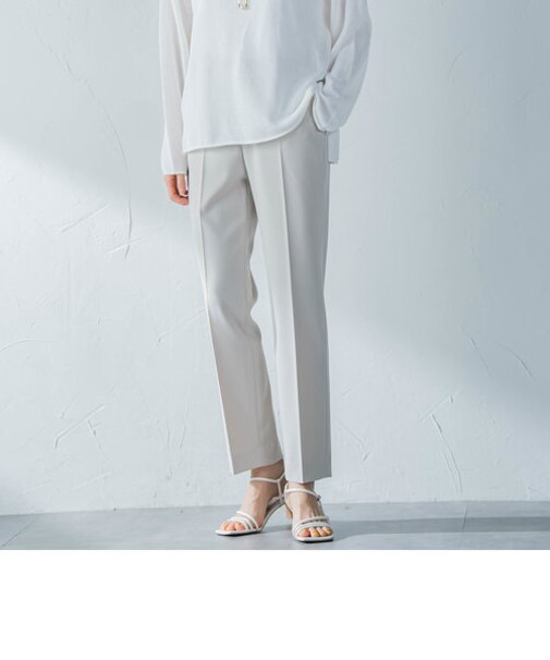 ステファニーダブルクロスパンツ≪ストレッチ/洗える/シワになりにくい≫