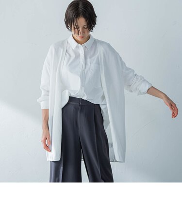 ELTONミドルゲージカーディガン