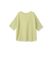 【新色追加】ホールガーメント5分袖ニットプルオーバー≪手洗い可能≫