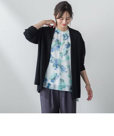 着流しシアーカーディガン≪手洗い可能≫