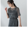 【WEB＆一部店舗限定】ラメシアープリーツ半袖カットソー