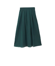 オーガンジーリップルスカート≪洗濯機で洗える≫