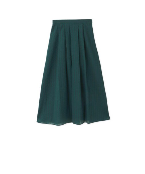 オーガンジーリップルスカート≪洗濯機で洗える≫