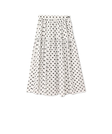 シアードットサーキュラースカート≪洗濯機で洗える≫