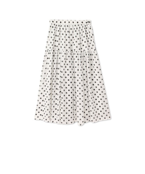 シアードットサーキュラースカート≪洗濯機で洗える≫