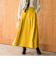 タフタフレアースカート≪洗濯機で洗える≫