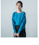 【WEB限定】袖ボタンガーターニット≪手洗い可能≫