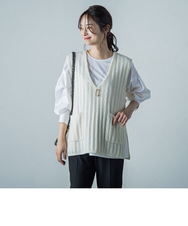 ネップツィードベスト≪手洗い可能≫