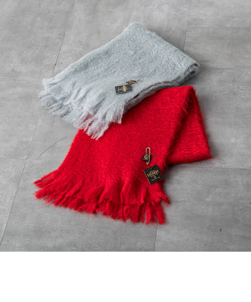 モヘヤカラーストール