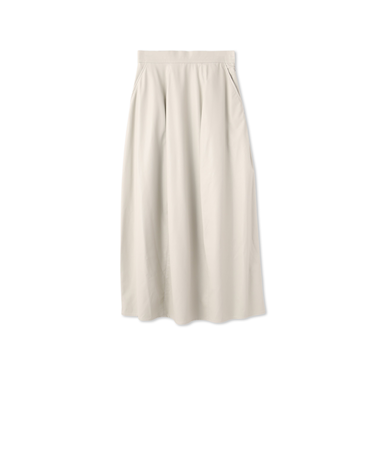 【WEB＆一部店舗限定】フェイクレザーコクーンスカート