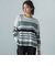 【WEB限定】ランダムボーダーニットプルオーバー≪3サイズ/洗える≫