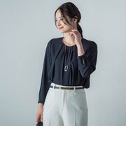 SILKPOLYブラウス≪洗濯機で洗える≫