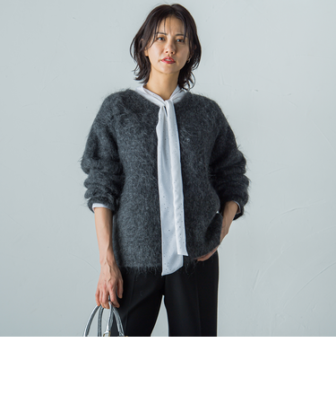 【カタログ掲載】シャギーモヘアニットプルオーバー