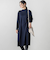 【WEB限定】配色ニットワンピース≪手洗い可能≫