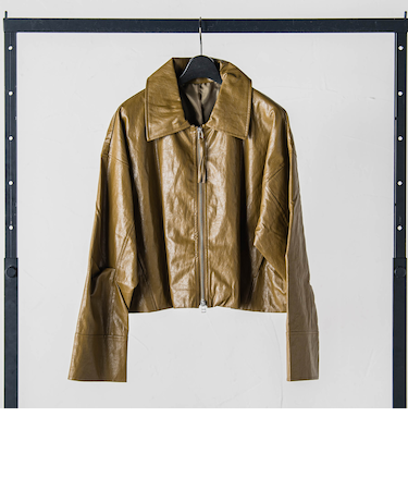 【WEB&一部店舗限定】ショートブルゾン≪合成皮革≫