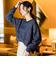 【WEB限定】スパンコールミックスニット≪手洗い可能≫