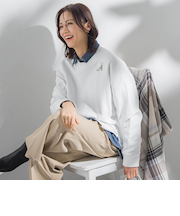 【WEB限定】カラー スウェット≪洗濯機で洗える≫