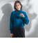 【WEB限定】カラー ハイネックニット≪手洗い可能≫