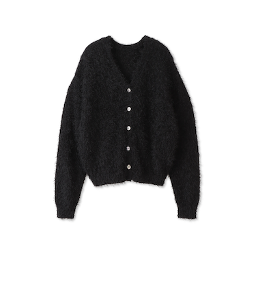 フェザーニットカーディガン≪手洗い可能≫