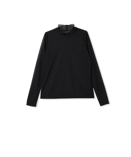 ストレッチオーガンジーカットソー≪洗濯機で洗える≫