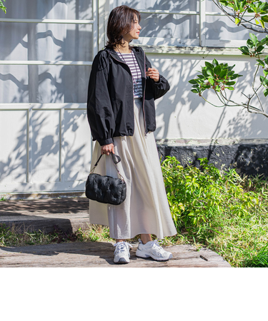 シアーフレアースカート≪洗濯機で洗える≫