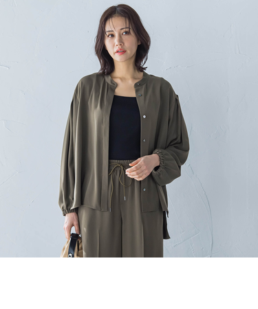 ソフトコットンリブカットソー≪洗濯機で洗える≫