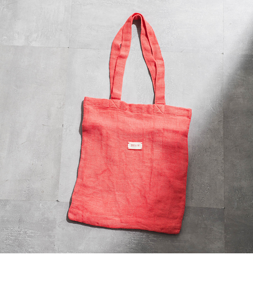 【WEB限定】【DELIY】LINEN RAMIE LENO WEAVE SHOULDER BAG