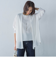 クールコンフォートカーディガン≪接触冷感/洗濯機で洗える≫