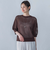 ドライタッチメッシュ5分袖ニット≪手洗い可能≫
