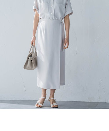 【一部店舗限定販売】キレイ×リラックス アムンゼンスカート≪接触冷感/UV/洗濯機で洗える≫