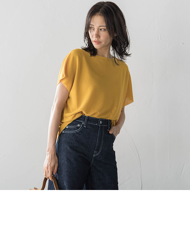 ストレスフリーペーパーヤーンニット≪手洗い可能≫