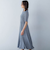 フィットアンドフレアワンピース≪洗濯機で洗える≫