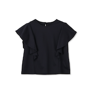 ラッフルスリーブコンパクトカットソー≪洗濯機で洗える≫