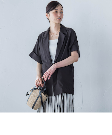 【WEB限定】シアースラブジャケット≪手洗い可能≫