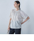 【WEB限定】ライクアウーヴンバンドカラーブラウス≪洗濯機で洗える≫