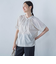 【WEB限定】ライクアウーヴンバンドカラーブラウス≪洗濯機で洗える≫
