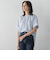 【WEB限定】ライクアウーヴンバンドカラーブラウス≪洗濯機で洗える≫