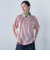 【WEB限定】ライクアウーヴンバンドカラーブラウス≪洗濯機で洗える≫