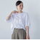 【WEB限定】きれいめハーフスリーブカットソー ≪接触冷感／洗濯機OK≫