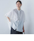 【WEB限定】フランスアヤロングブラウス≪手洗い可能≫