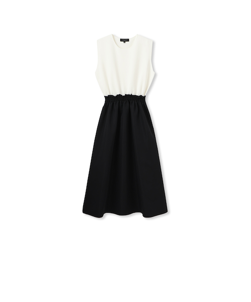 ニットドッキングワンピース